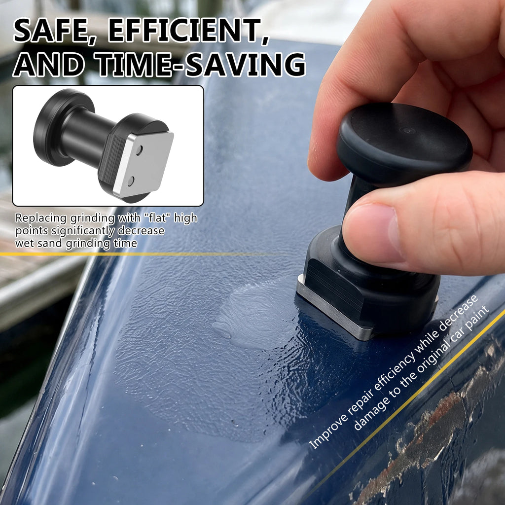 Paint Denibbing Tool Automotive Car Paint Scraper Run Dust Nib Remover Block Clear Coat Repair Razor Shaver Sanding Pad Box Zpaxo