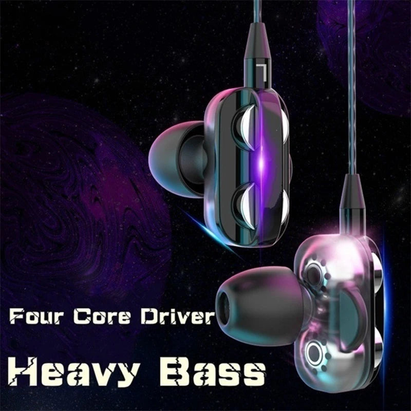3.5mm Wired Headphones With Microphone 3.5 Plug In-ear Noise Cancelling Phone Earbuds Gamer Headset Cheap Hearing Aids HiFi 9D Zpaxo