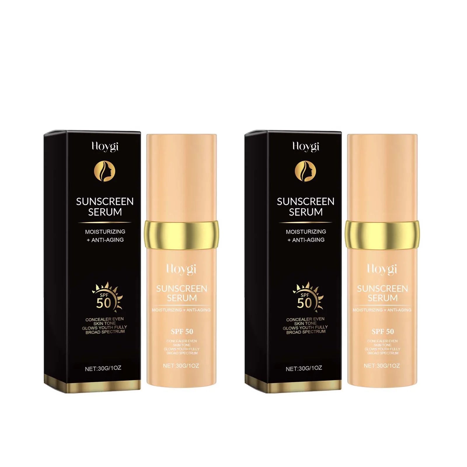 Eelhoe SPF 30 Concealer Foundation Cream – Hydrating & Brightening Concealer Foundation Zpaxo 2Pcs 30g Boxed