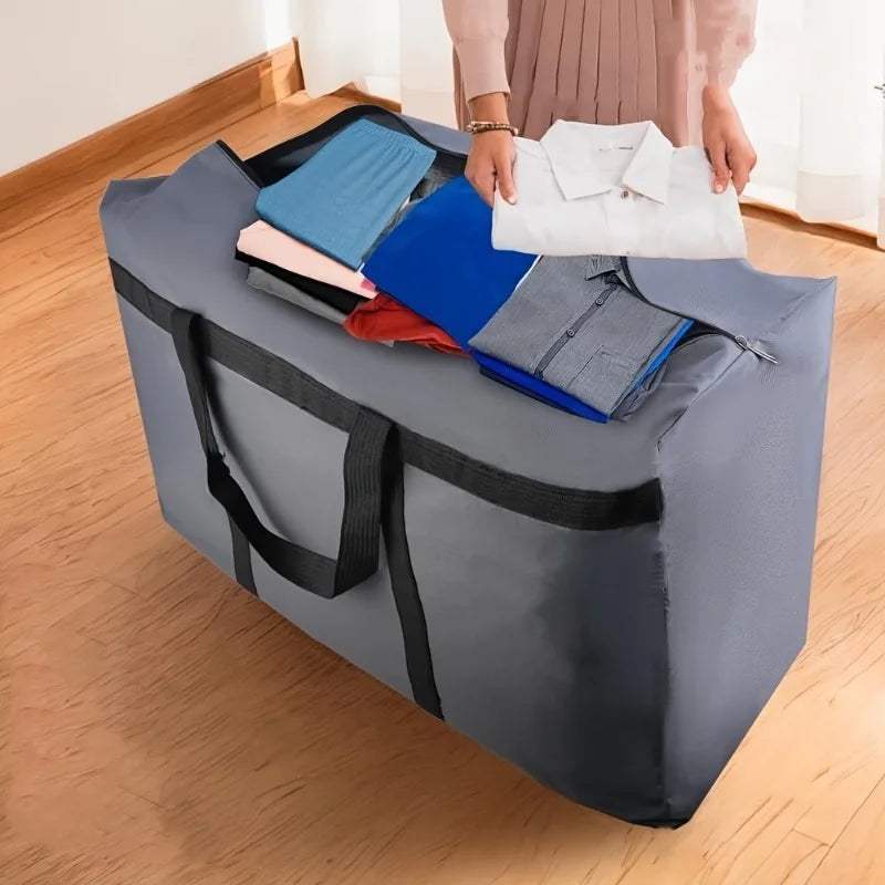 Heavy Duty Polyester Storage Bags Oversized Moving Clothes Zipper