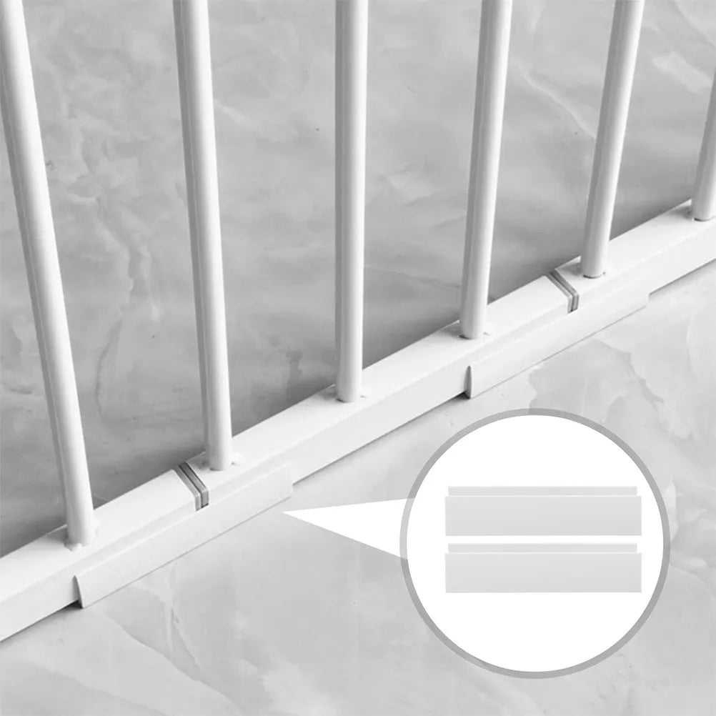 Sturdy U-shaped Dog Gate Support Feet Groove Fittings Pet Barrier