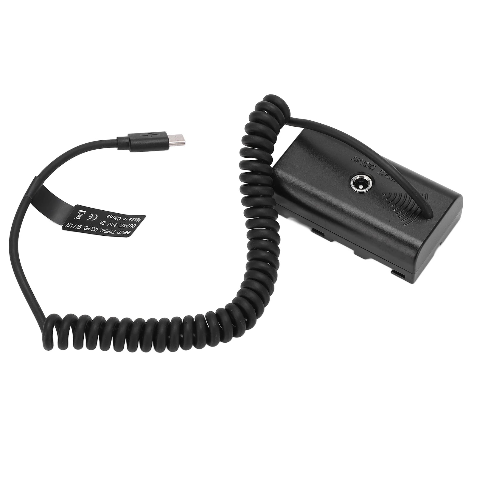 Spring Cable Dummy Battery C NP F550 Power Adapter Monitor Fill Light