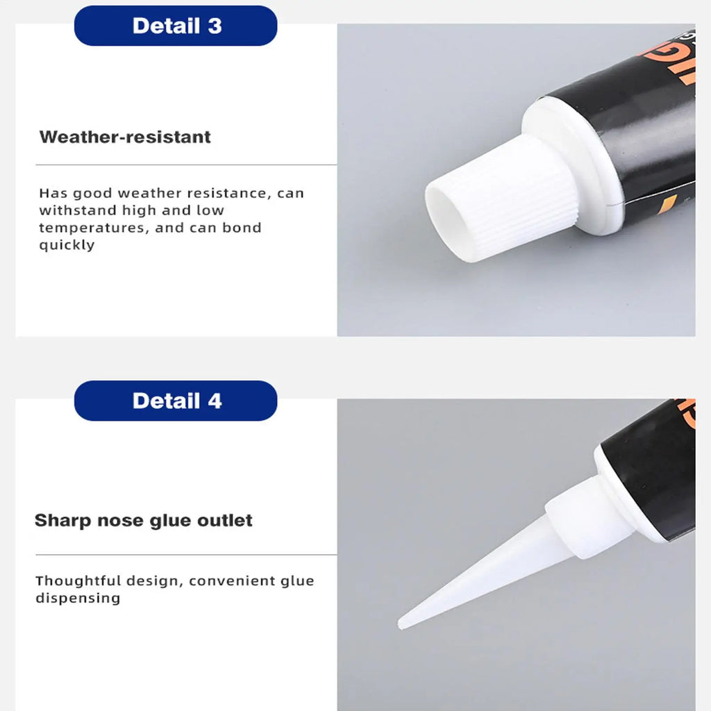 Heat Resistant Glue Temp Silicone Sealant Oven Panel Bonding Adhesive