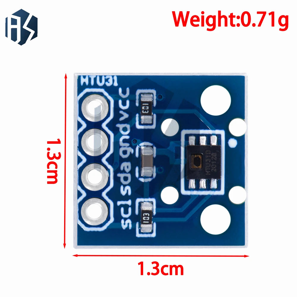 HTU31D HTU21D Digital I2C Temperature Humidity Sensor Module 3 3V-5 Zpaxo