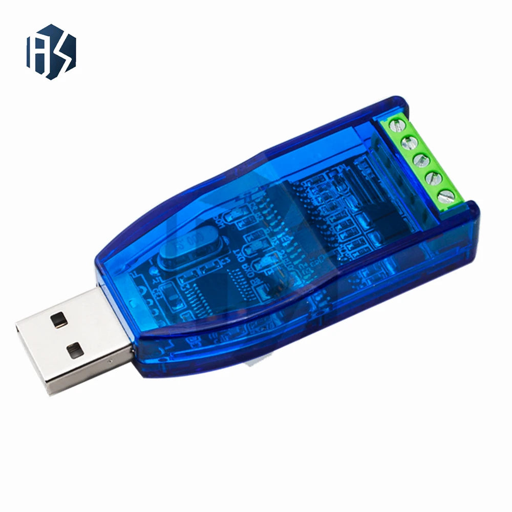 ‌CH340 Industrial USB to RS485/422 Converter Module (3.3V-5V) with TVS Surge Protection Zpaxo