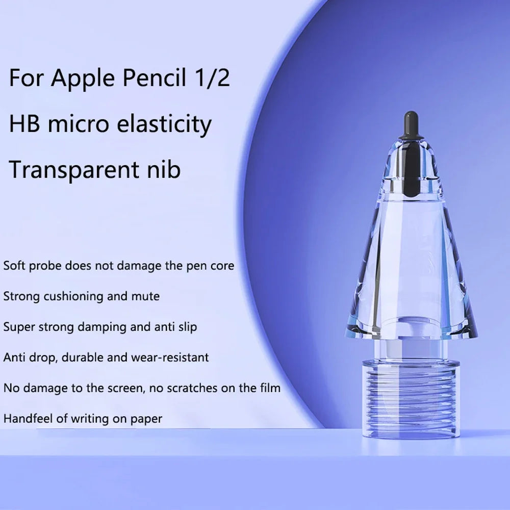 Pencil Tips Apple 1 2 Gen Replacement Crystal Diamond 4B 2B HB Ipad Zpaxo HB Clear 5pcs