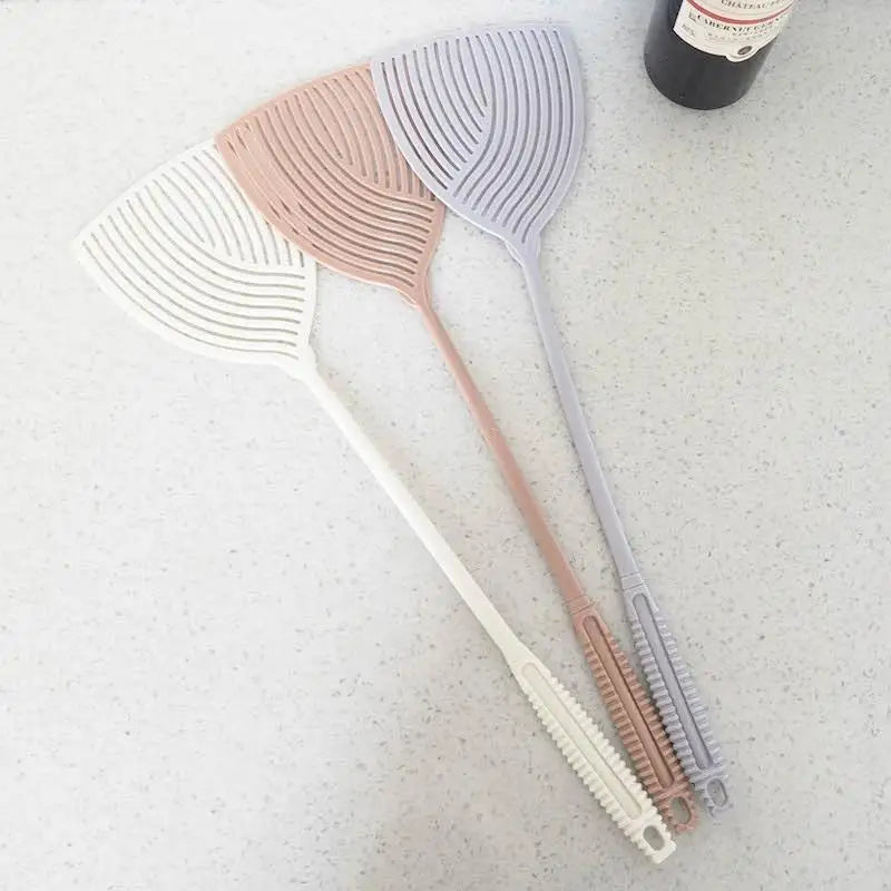 Heavy-Duty Plastic Fly Swatter with Long Handle | Indoor & Outdoor Fly Swatter Zpaxo