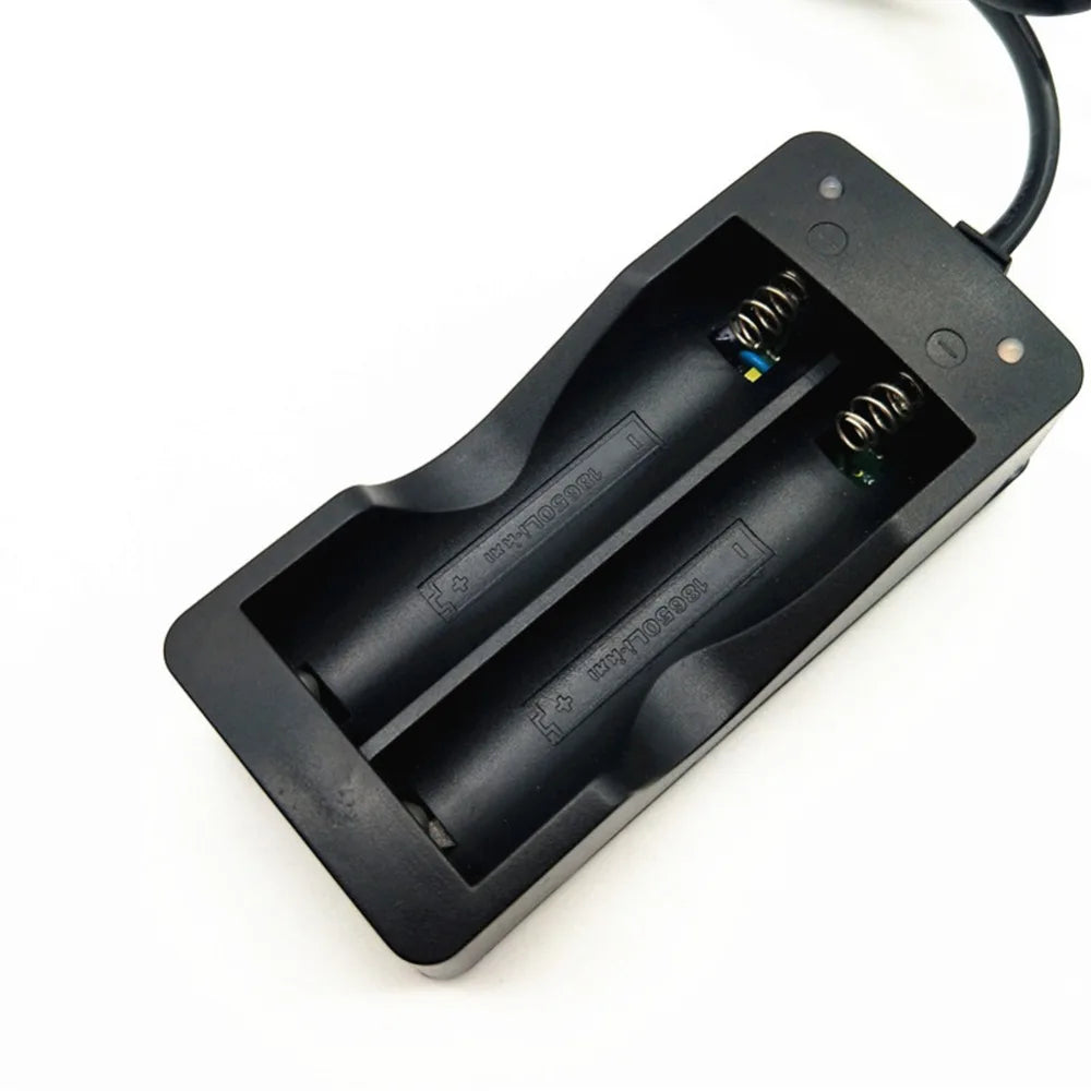 2 Slots 18650 Battery Charger EU Plug Multifunctional Smart Fast Charger For 18650 Lithium Rechargeable Battery Charging Device Zpaxo