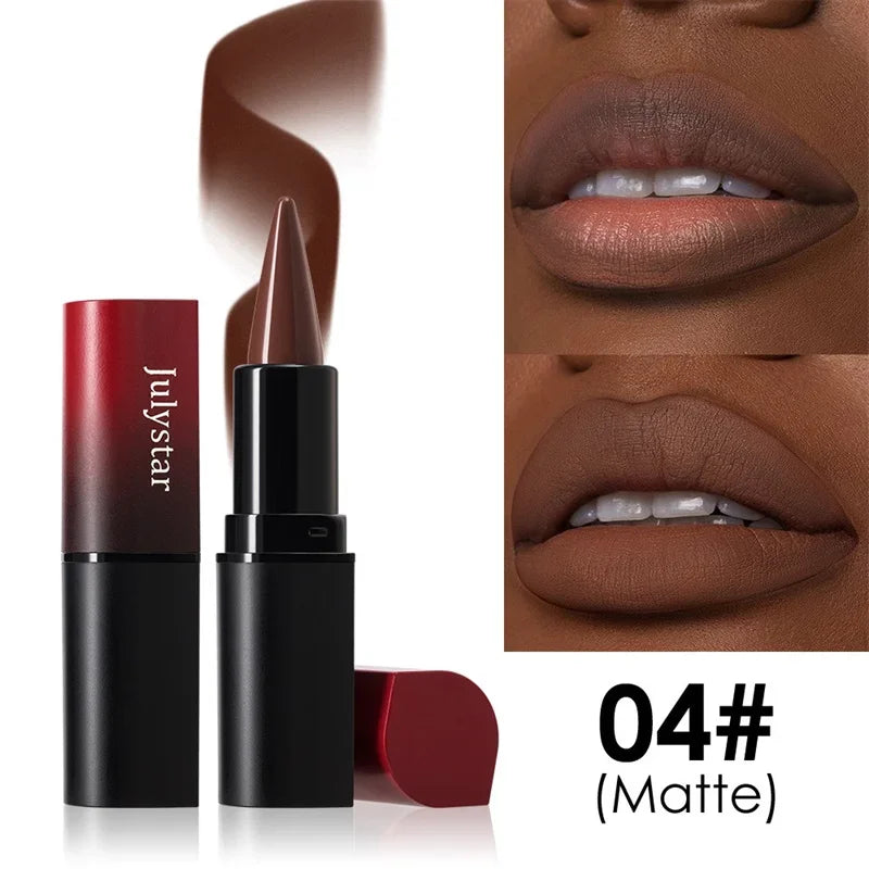 Tapered Nib Lip Liner Pencil Long-lasting Matte Black Brown Velvet Zpaxo 04
