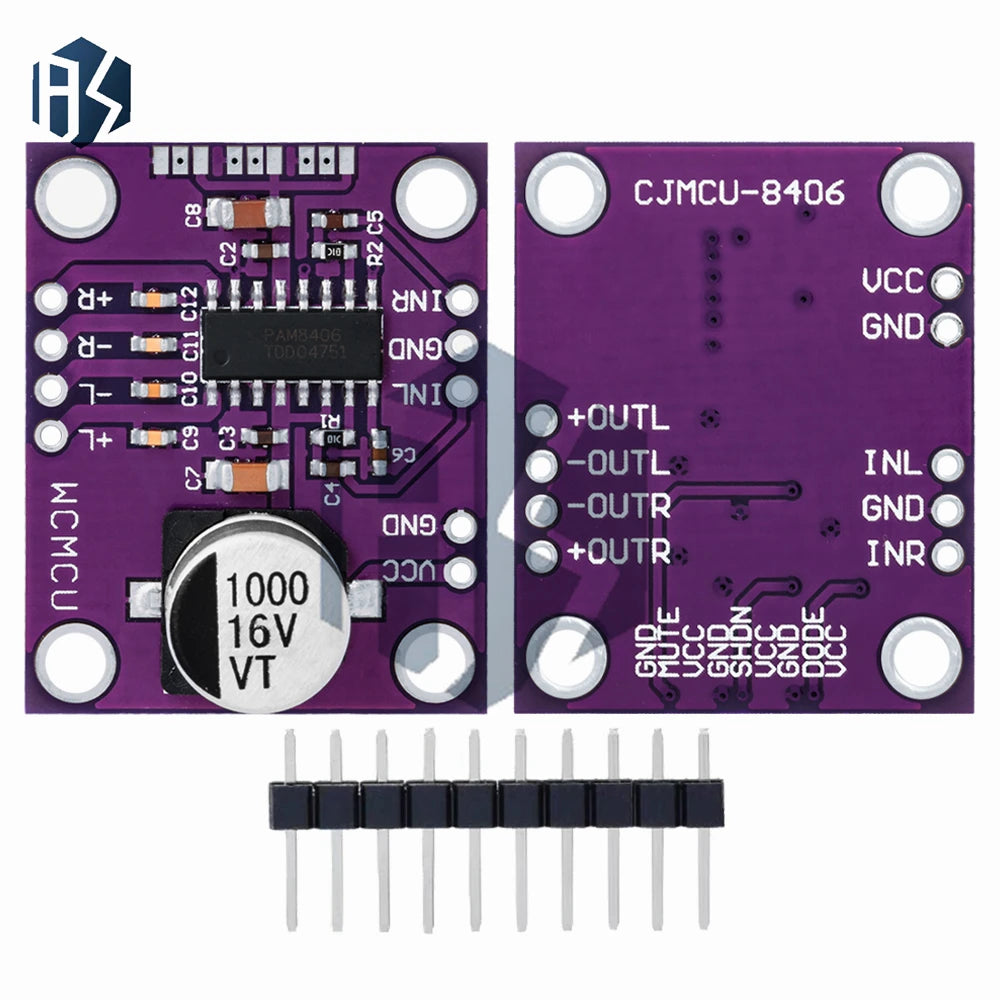 CJMCU-8406 PAM8406 No Interference Stereo Class D Audio Power Zpaxo