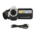 Camcorder 16MP 1080P 16X Digital Zoom Rotatable Screen Anti Shake USB