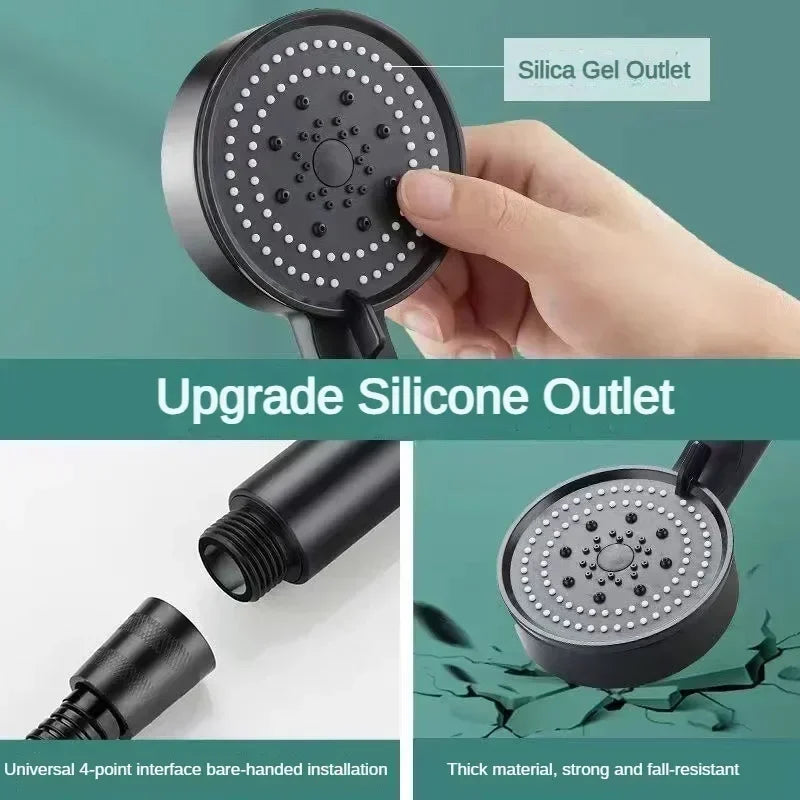 5-Mode High Pressure Handheld Shower Head | Water Saving