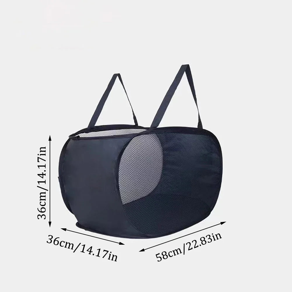 Foldable Laundry Basket – Portable Non-Woven Storage Basket Foldable Laundry Basket Zpaxo