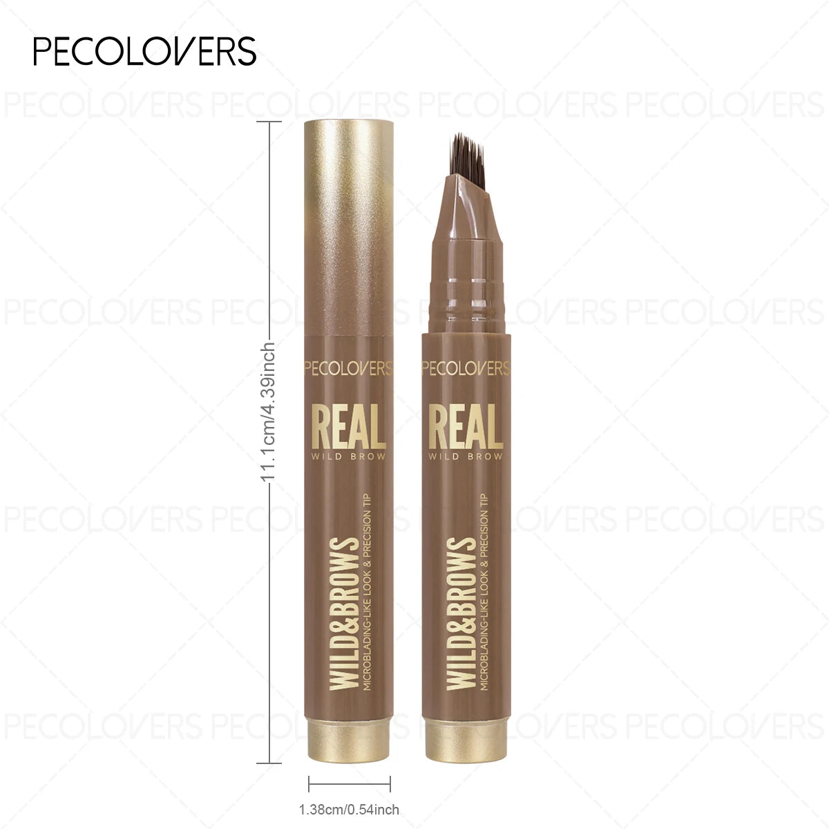 Quick-dry Water Eyebrow Pen Trendy Joyful Eyebrows Natural Wild Look Zpaxo