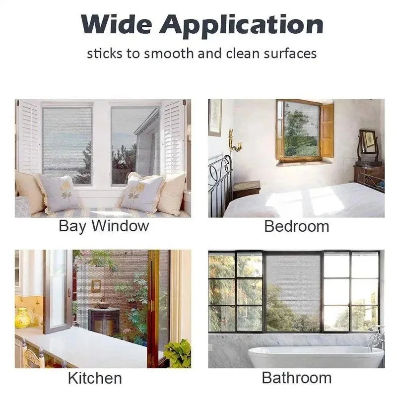 Mosquito Net Mesh Magnetic Mosquito Net Mosquito Nets for Window Living Room Bedroom Easy To Cleanventilate Breathable Fine Mesh Zpaxo