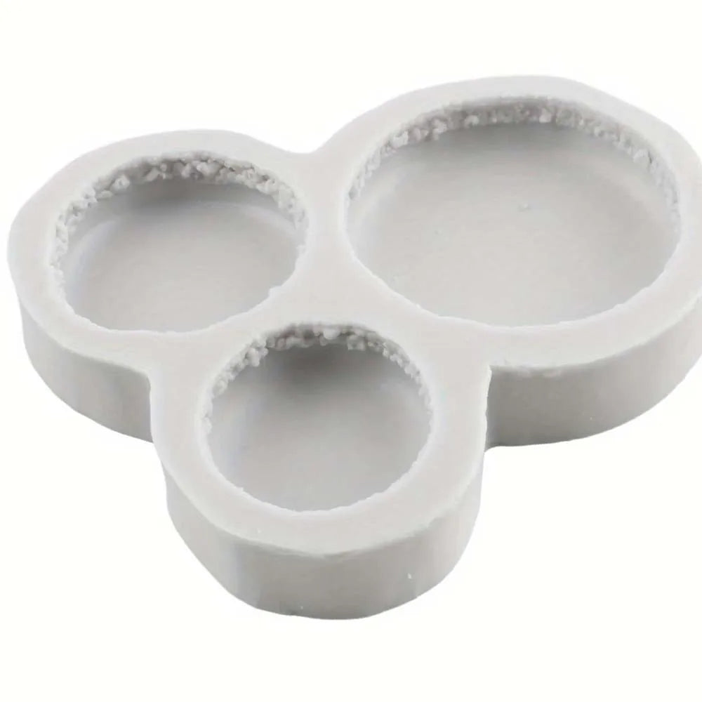 1PC Macaron Silicone Molds Fondant Cake Mold Chocolate Dessert Mould Kitchen Baking Cake Decorating Tools Candle Molds Zpaxo