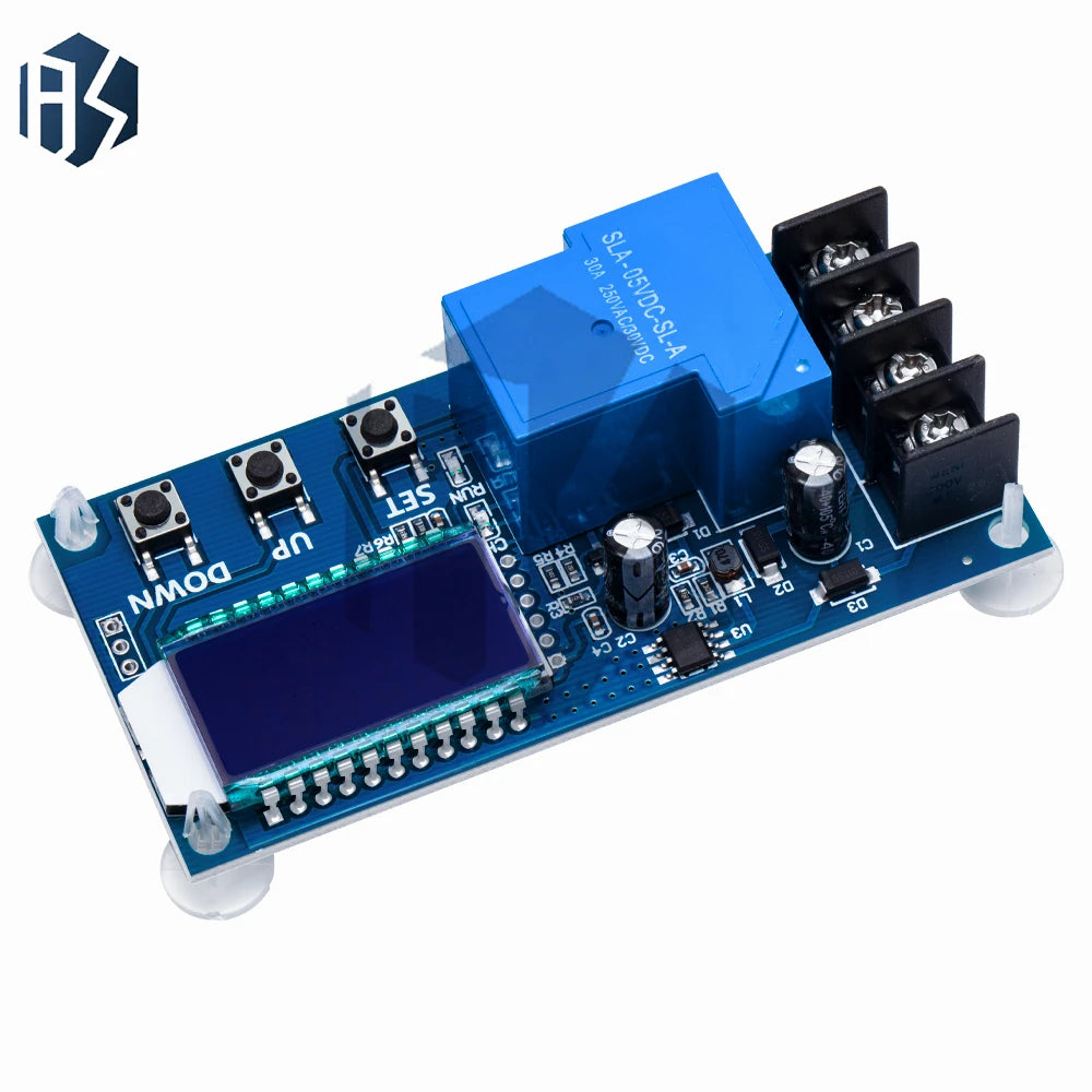 XY-L30A DC Battery Charging Control Module: 6-60V 30A – Protection Board, LCD Display & Time Switch Included Zpaxo