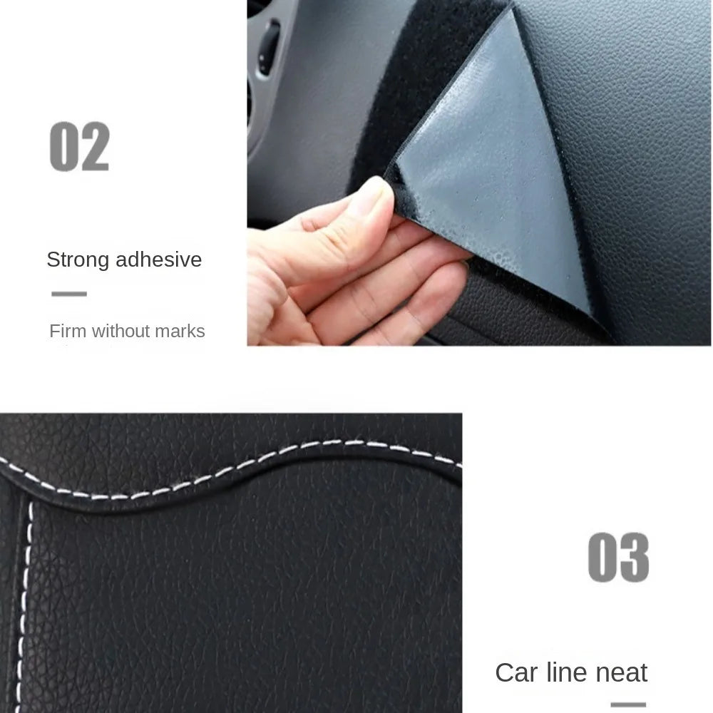 Seat Gap Organizer Car Storage Bag Multi-functional Self-adhesive Zpaxo
