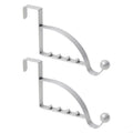 Over The Door Hooks for Hangers Strong Over Door Hook for Hanging Clothes,Towels,Robes,Hats,Bags Scarves and More Zpaxo sandy gray Standard Edition CN