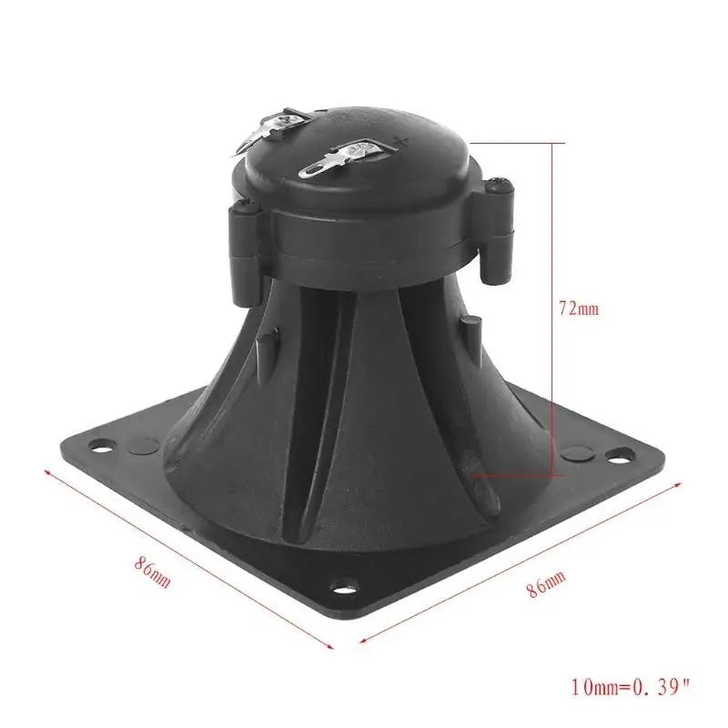 652F Black Horn Speaker Tweeter 3 35inches Diameter Power Circular Zpaxo