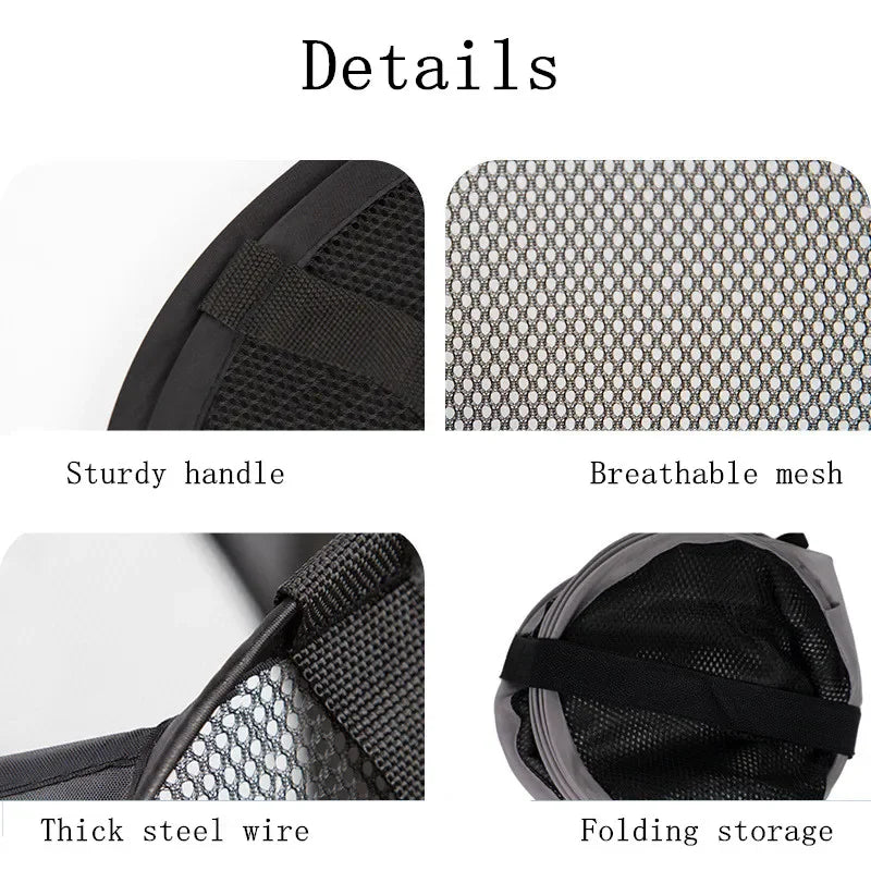 Mesh Laundry,Portable Pop Up Hamper Wide Opening,Dirty Clothes Storage box,Size 36x58cm,Dorm Travel Items Laundry Basket Zpaxo