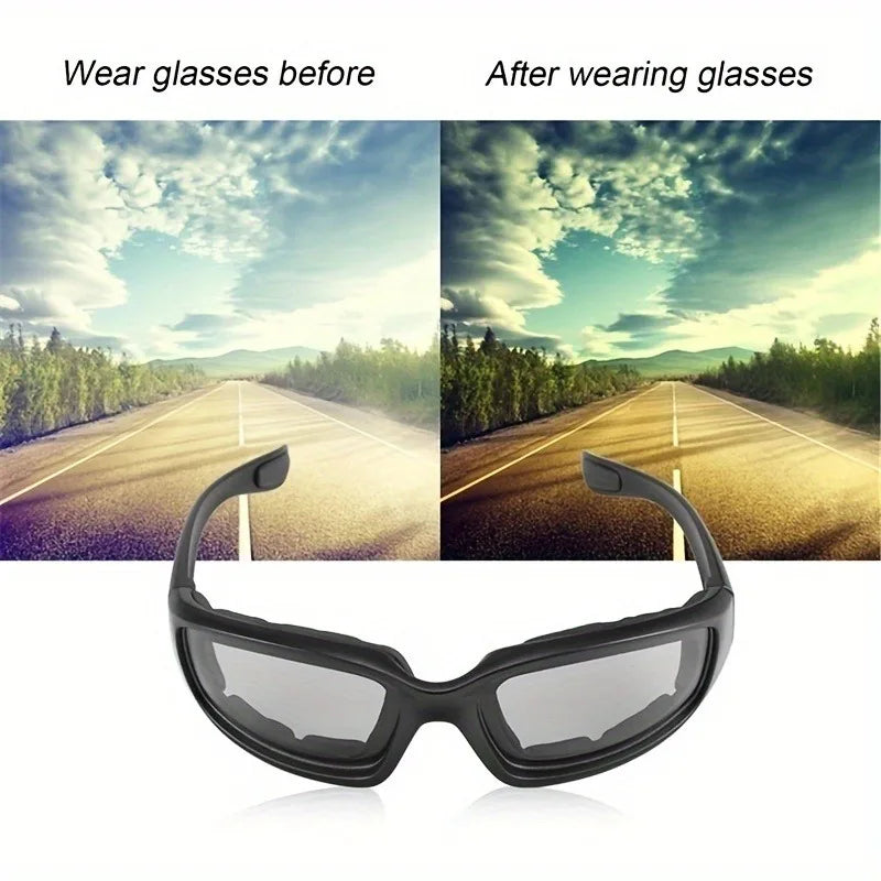 Windproof Motorcycle Goggles Dust Sand Blocker Cycling Riding