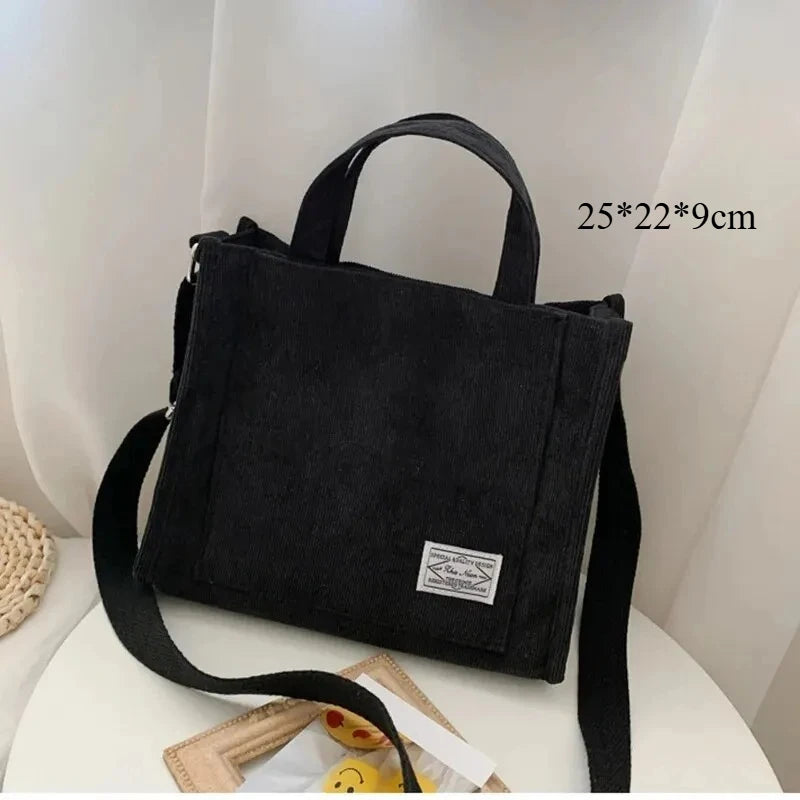 Crossbody Bags for Women Corduroy Shoulder Bag Solid Corduroy Bag Ins Hot Square Handbag Round Striped Bags Styling Props Zpaxo