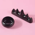 1set Professional Nail Brush Washing Equipment Acrylic Liquid Powder Container Nail Cup Nail Rrush Holder Manicure Tools Zpaxo 1 set black