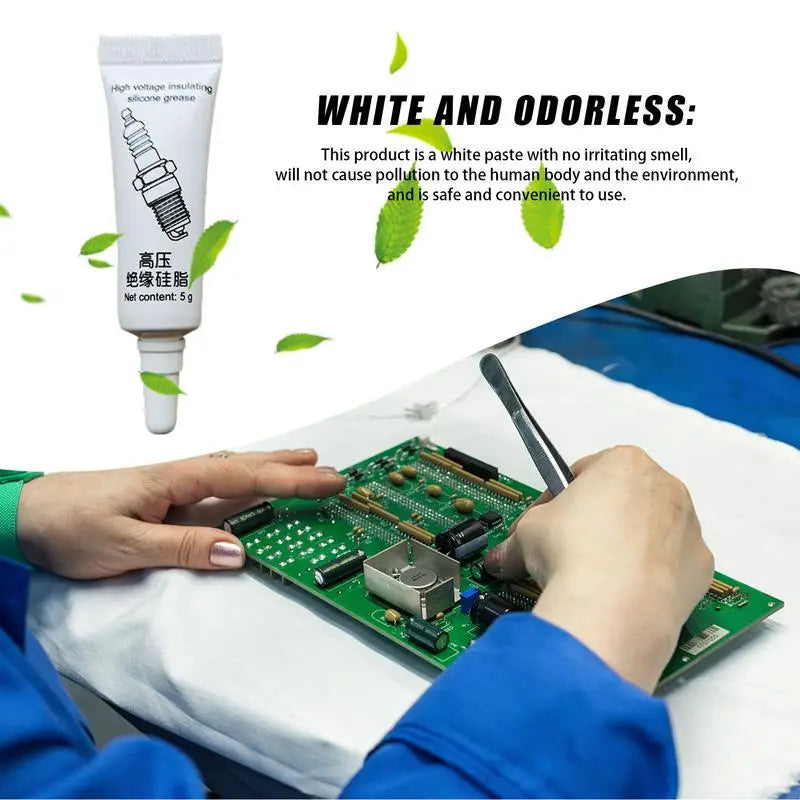Auto Spark Plug Voltage Insulating Grease Waterproof Electrical