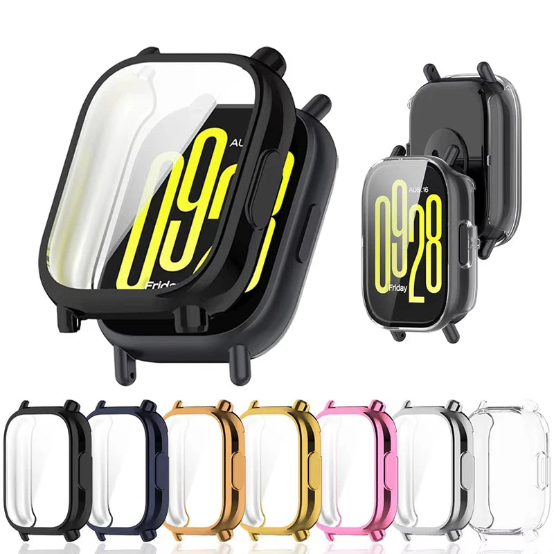 Silicone Cover For Xiaomi Redmi Watch 5 Active Screen Protector Bumper Protective Shell For Redmi Watch 5 Lite Accessories Case Zpaxo
