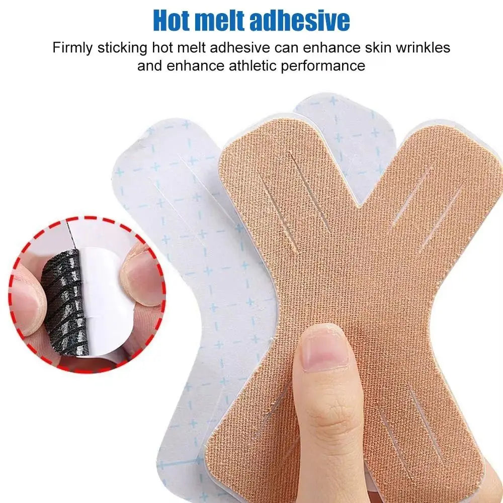 Waterproof Gym Kinesiology Tape Precut Breathable Athletic Sports Zpaxo