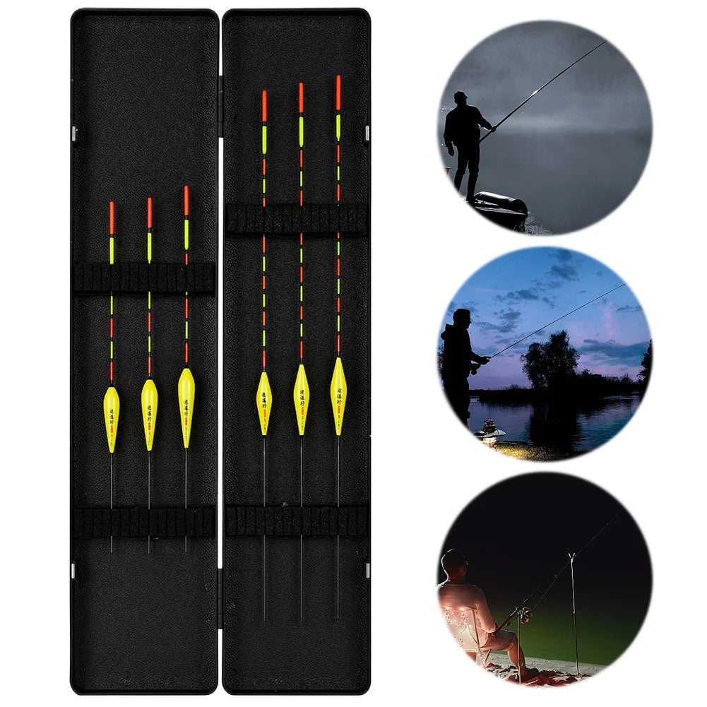 Fishing Float Combination Floats Bobbers Storage Box Drift Stick