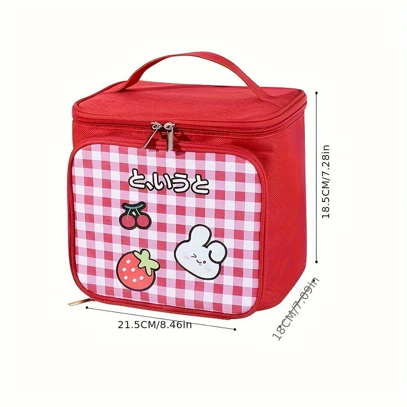 Cute Cartoon Makeup Bag Large Capacity Toiletry Organizer Travel