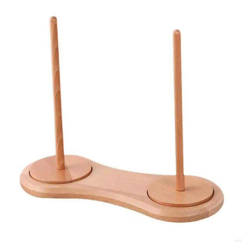360 Degree Rotating Wooden Yarn Holder Thread Spool Organiser Stand