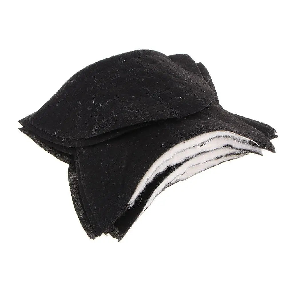 5 Pairs Soft and Comfortable Cotton Suits Sponge Shoulder Pads for Suits T-Clothes, 0.8cm/1cm/1.2cm Suit Shoulder Pad for Sewing Zpaxo