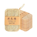 2026 Hot 10PCS Loofah Dish Towel Does Not Hurt The Pan Sponge, Oil Stain Removing Cloth, Silk Gourd Pulp Pan Brush Zpaxo 10PCS