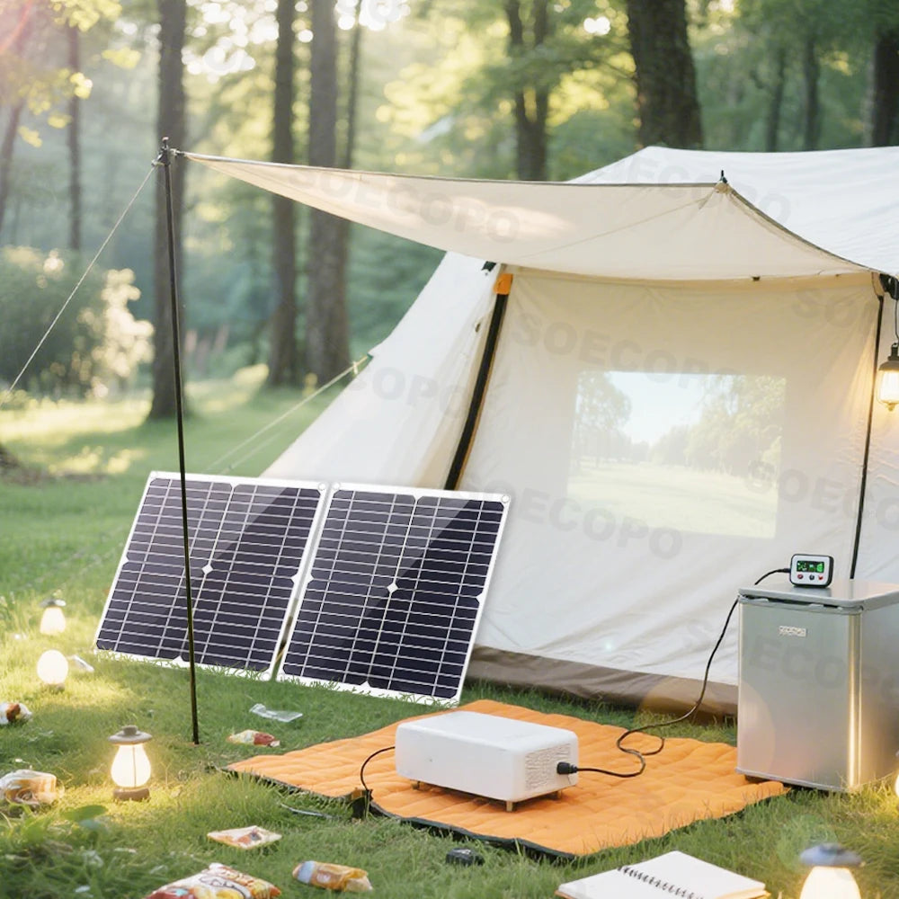 10000W Complete Off-Grid Kit Solar Panel + Controller + Smart Inverter 12V/24V to 110V/220V Emergency Backup for Home RV Camping Zpaxo