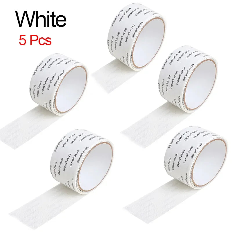 Window Screen Tape Anti-mosquito Screen Repair Subsidy Door Curtain Mosquito Net Hole Patch Repair Self-adhesive Screen Tape Zpaxo 5PCS-WHITE