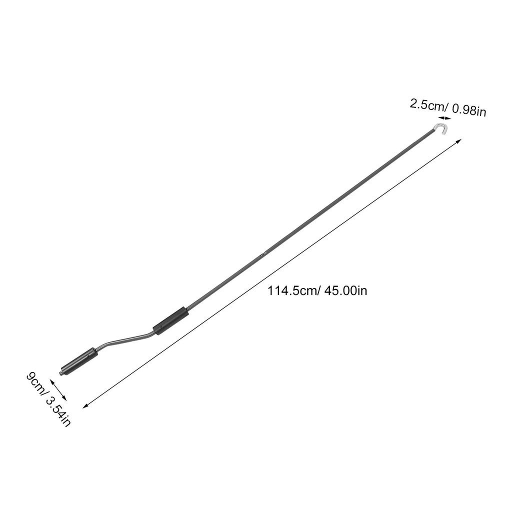 Manual Awning Crank Handle Outdoor Patio Garden Sunshade Canopy Crank Metal Plastic Weatherproof Replacement Part for Porch Zpaxo