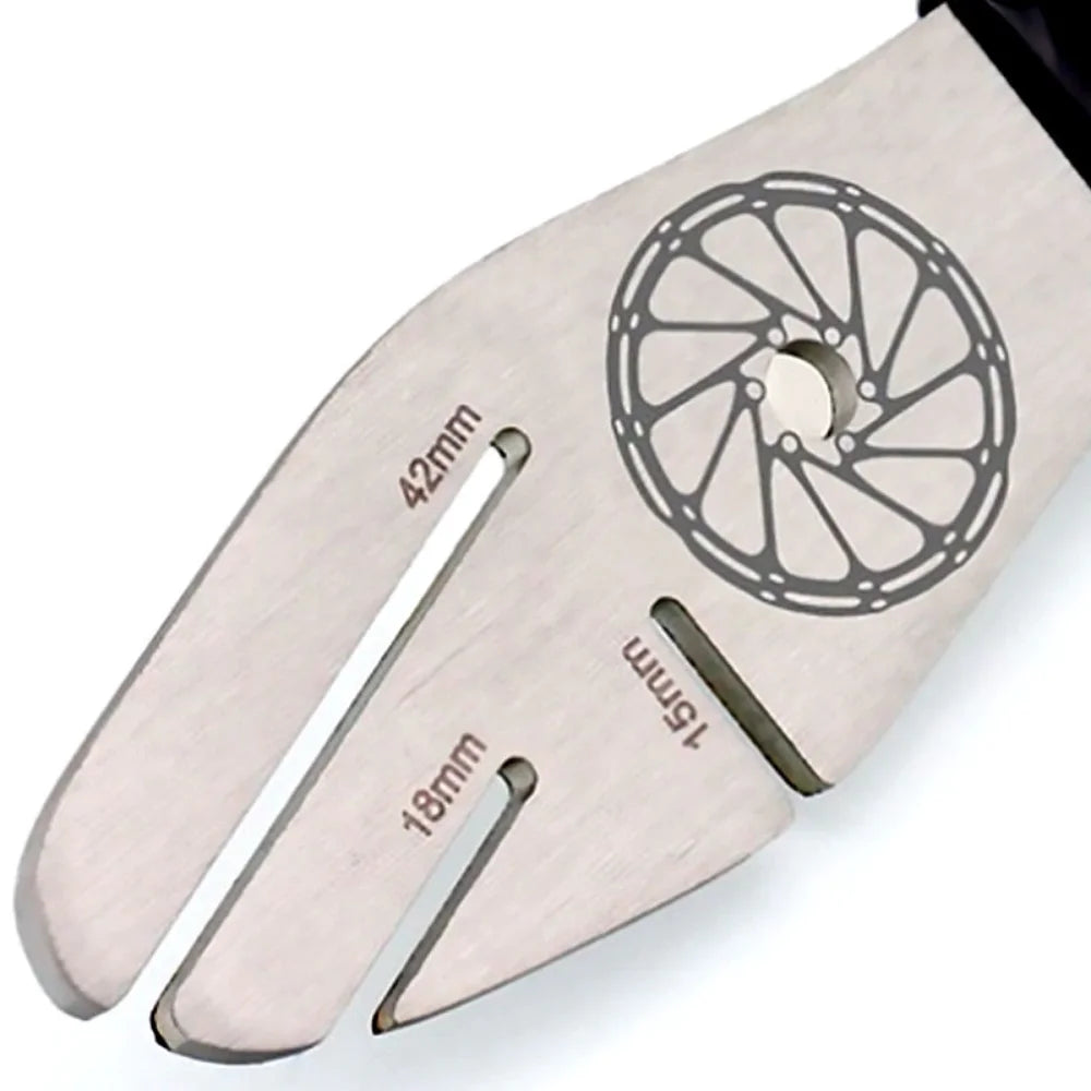 Bicycle Disc Brake Rotor Alignment Truing Tools Bike Accessories Disc Flattening Correction Wrench Stainless Steel Tool Zpaxo