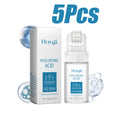 Hoygi 0.25mm Hyaluronic Acid Microneedle Roller Serum Kit Microneedle Roller Serum Zpaxo 5 Pcs