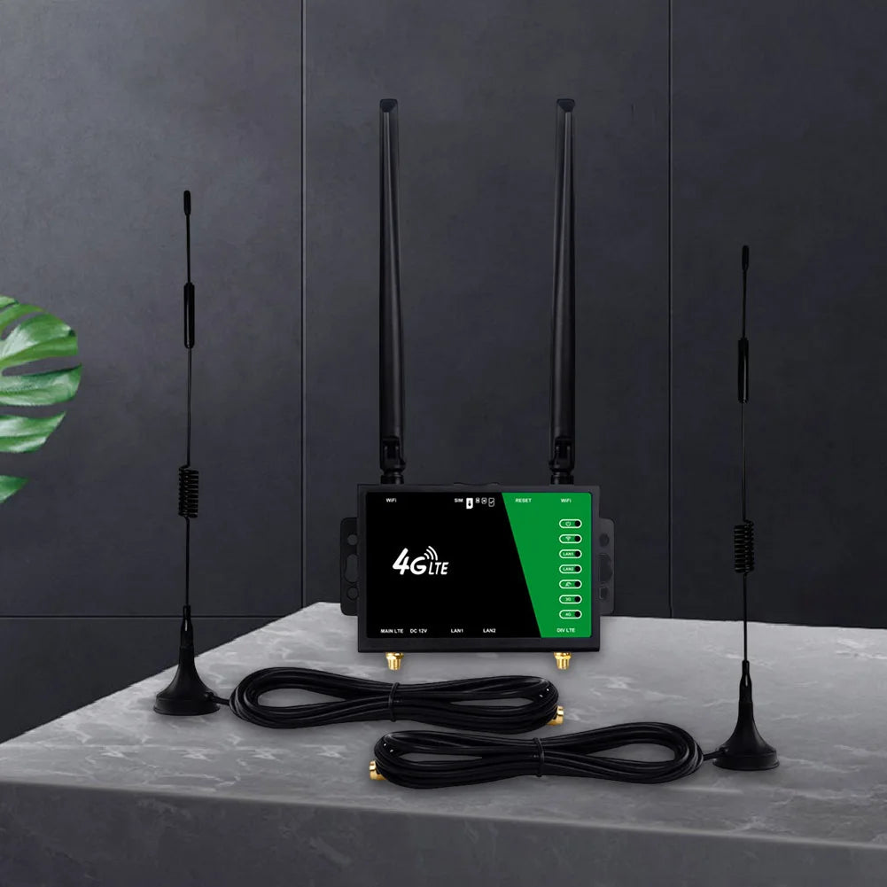 LTE CPE Router Wifi SIM Card Slot 4 Antennas Wireless 150Mbps