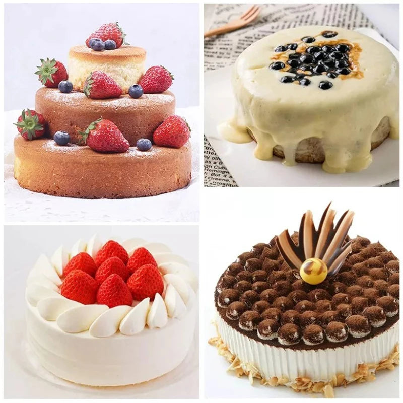 4 6 8 Silicone Cake Mold Round Chocolate Molds Baking Dishes Pastry
