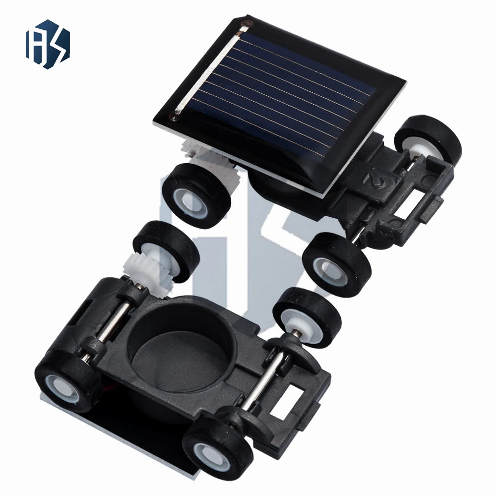 Smallest Mini-Size Solar-Powered Toy Car Kit - Educational Science Learning Toy for Kids Zpaxo