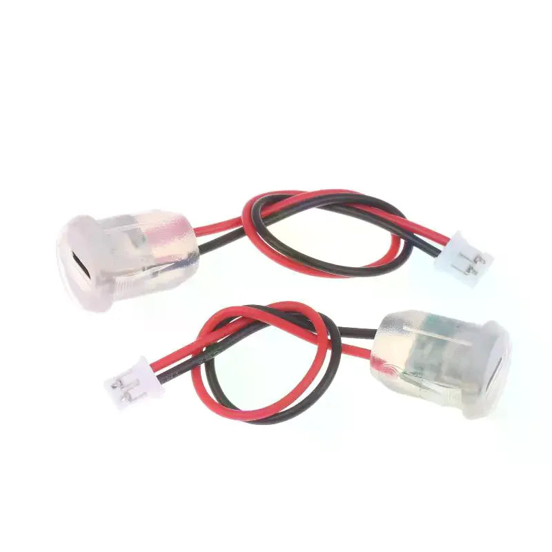 1 3 C Female Socket Jack Connectors Waterproof 2 Wire Pigtail Cable Zpaxo