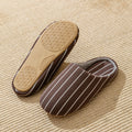 Japanese Striped House Slippers Unisex Spring Autumn Comfortable