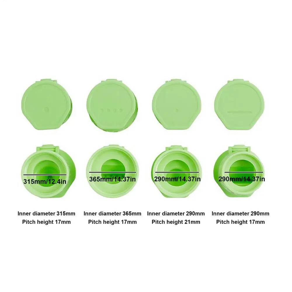 4-Pack Squeeze Bottle Caps – Sauce & Condiment Dispenser Lids Bottle Caps Set Zpaxo Green 4Pcs