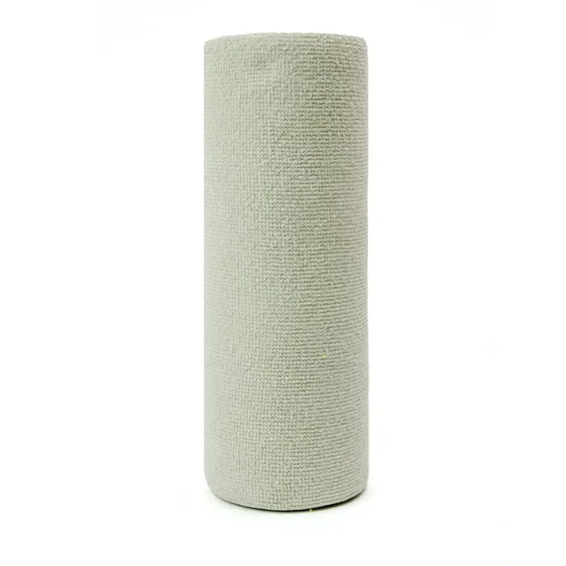 Reusable Microfiber Cleaning Cloth Roll – Paper Towel Replacement Reusable Cleaning Cloths Zpaxo green 50pcs