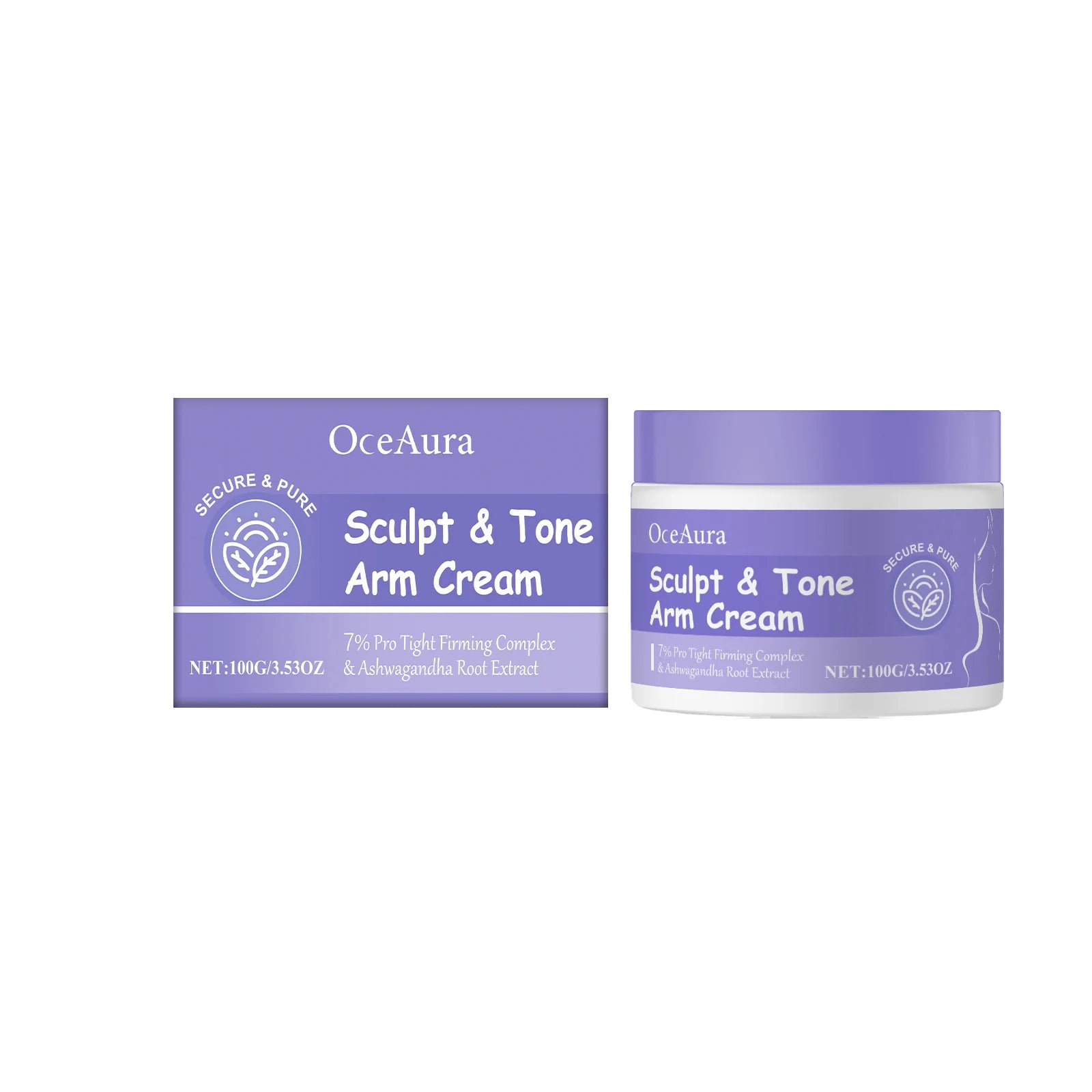 OceAura Arm Firming Cream – Tighten, Lift & Anti-Aging Arm Firming Cream Zpaxo 100g Boxed