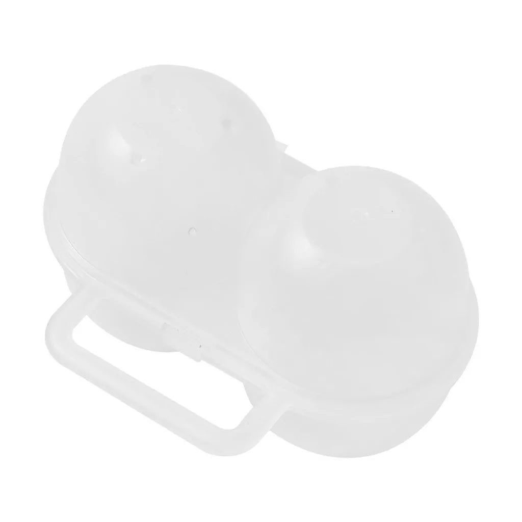 Portable 2-Egg Carrier Box – Shockproof Outdoor Egg Storage